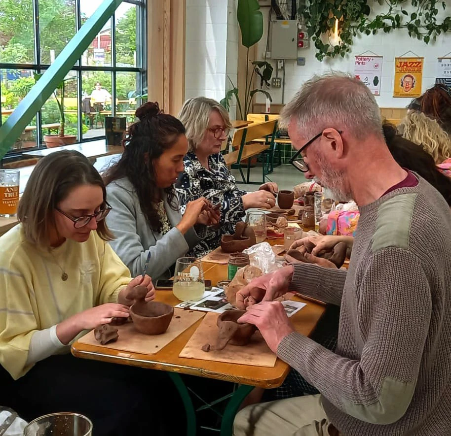 Pottery at the Pub